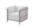 Cour Italian Leather Sofa Collection in White